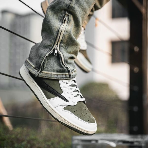 Jordan Travis Scott Olive Women's Air Jordan Low X Travis Scott